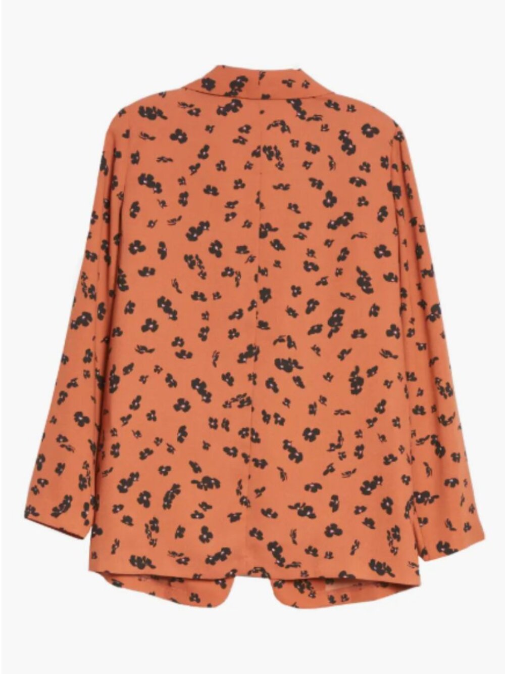 LEITH Rust Floral Open-Front Blazer | Small - Picture 2 of 9